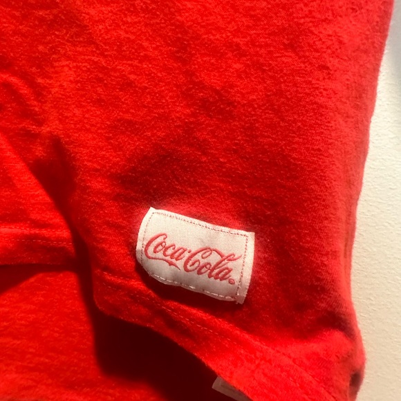 Coca-Cola Red Cropped Tee XS - Picture 3 of 4